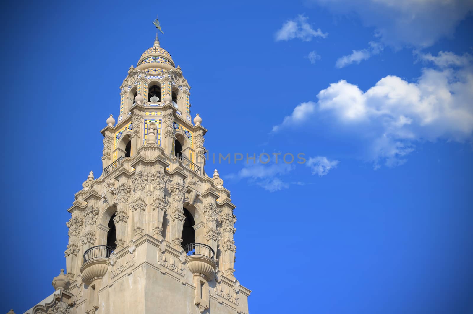 California Tower overlooking Balboa Park in San Diego, California by jbyard22