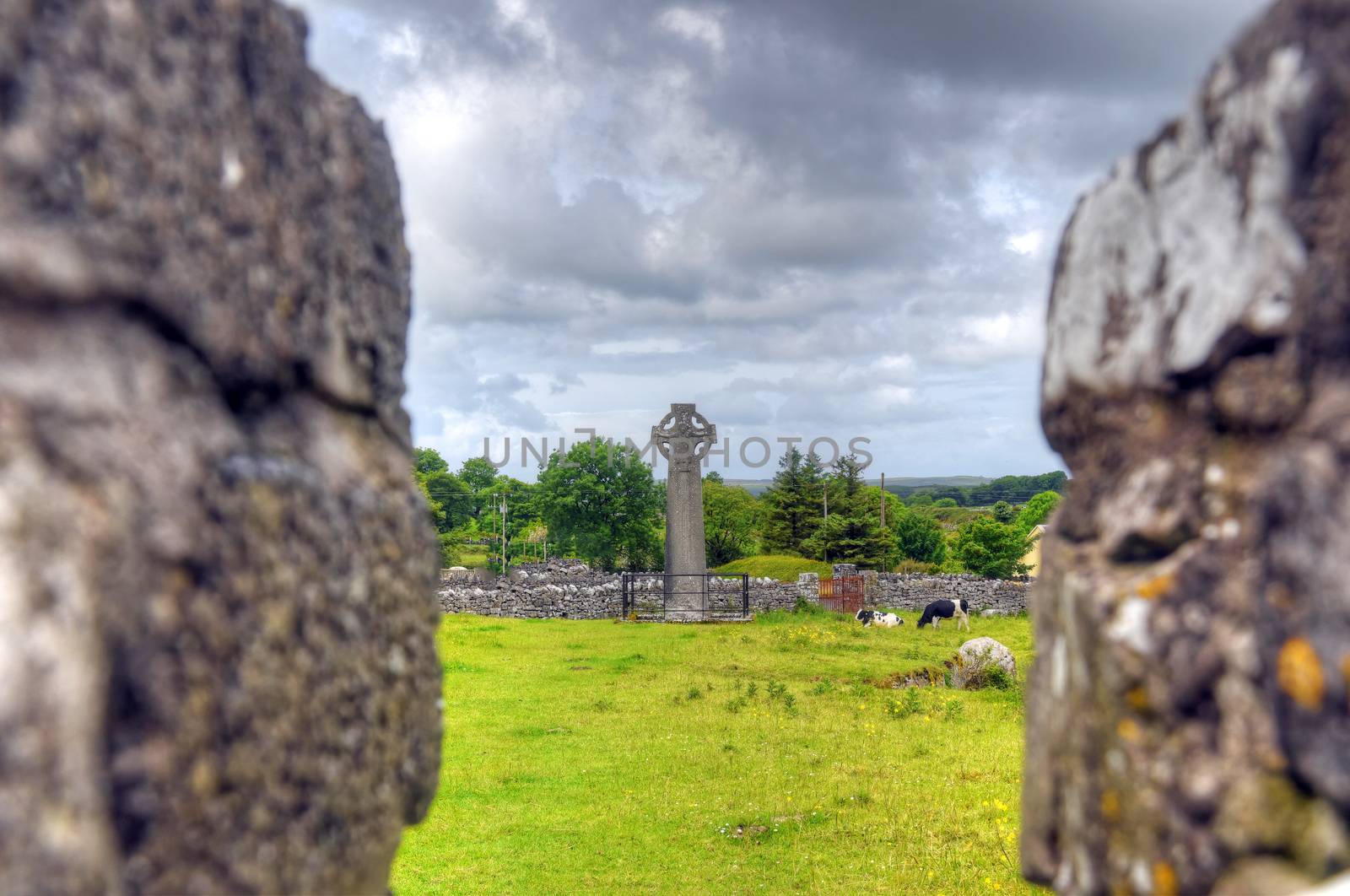 Celtic Crosses in Kilfenora, Ireland by jbyard22