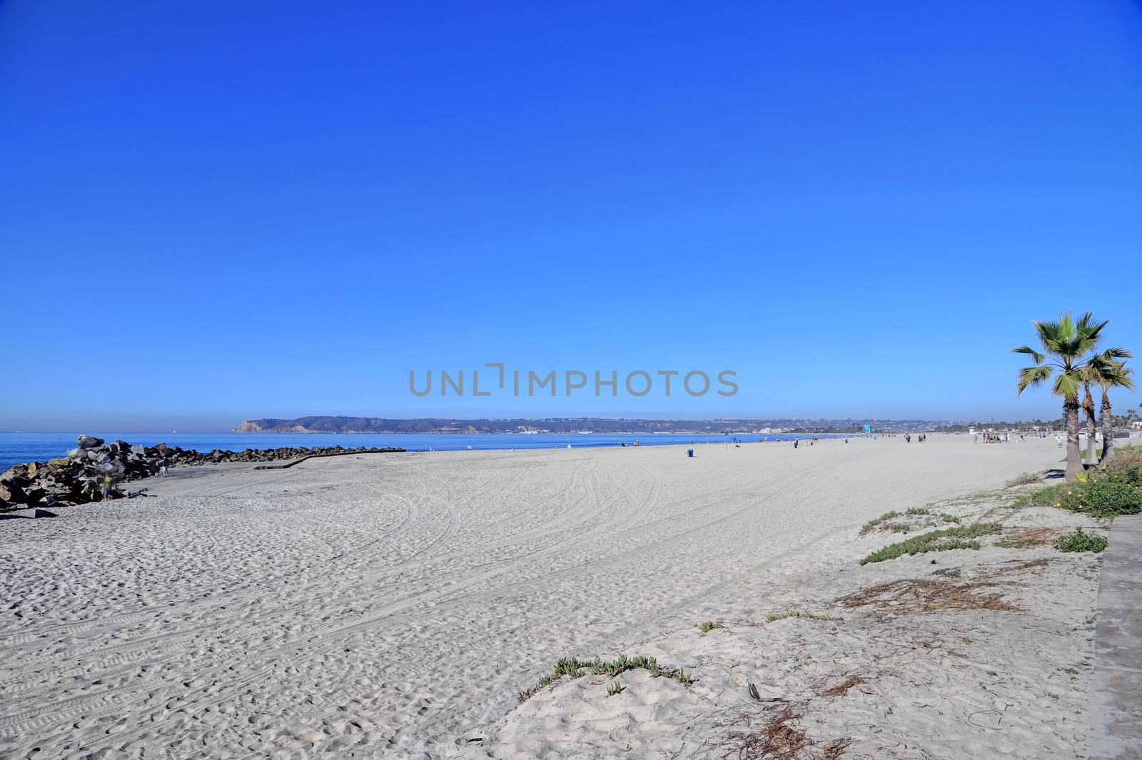 Coronado Beach just outside of San Diego, California.