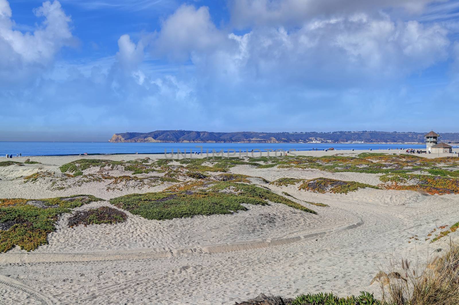 Coronado Beach just outside of San Diego, California.