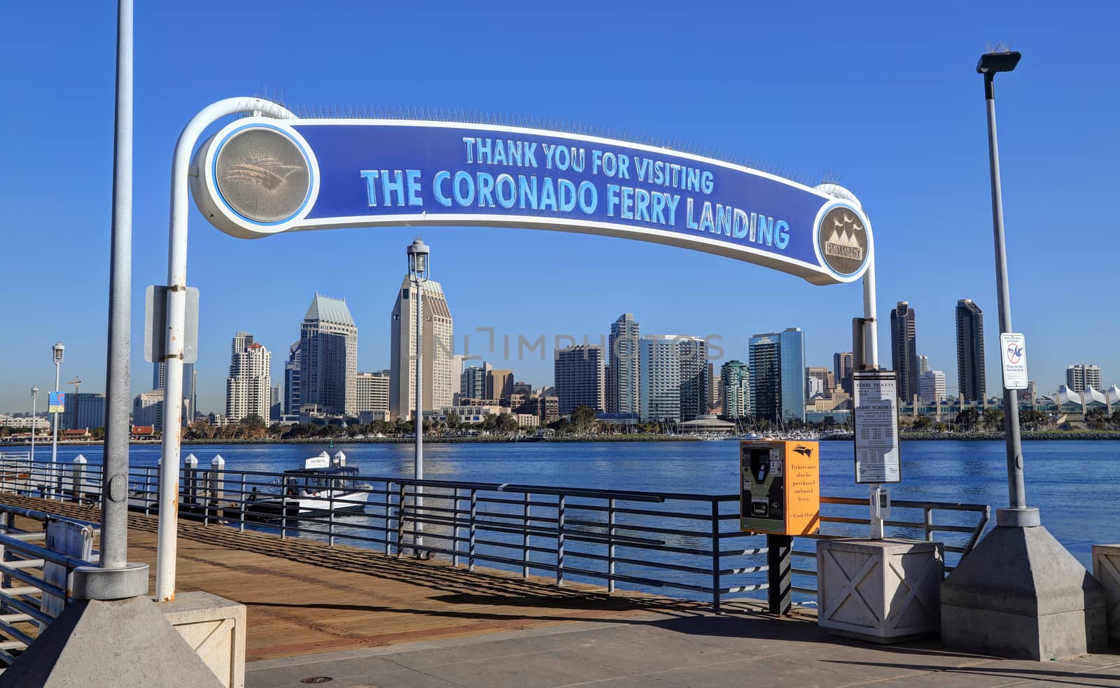 The Coronado Ferry Landing dock by jbyard22