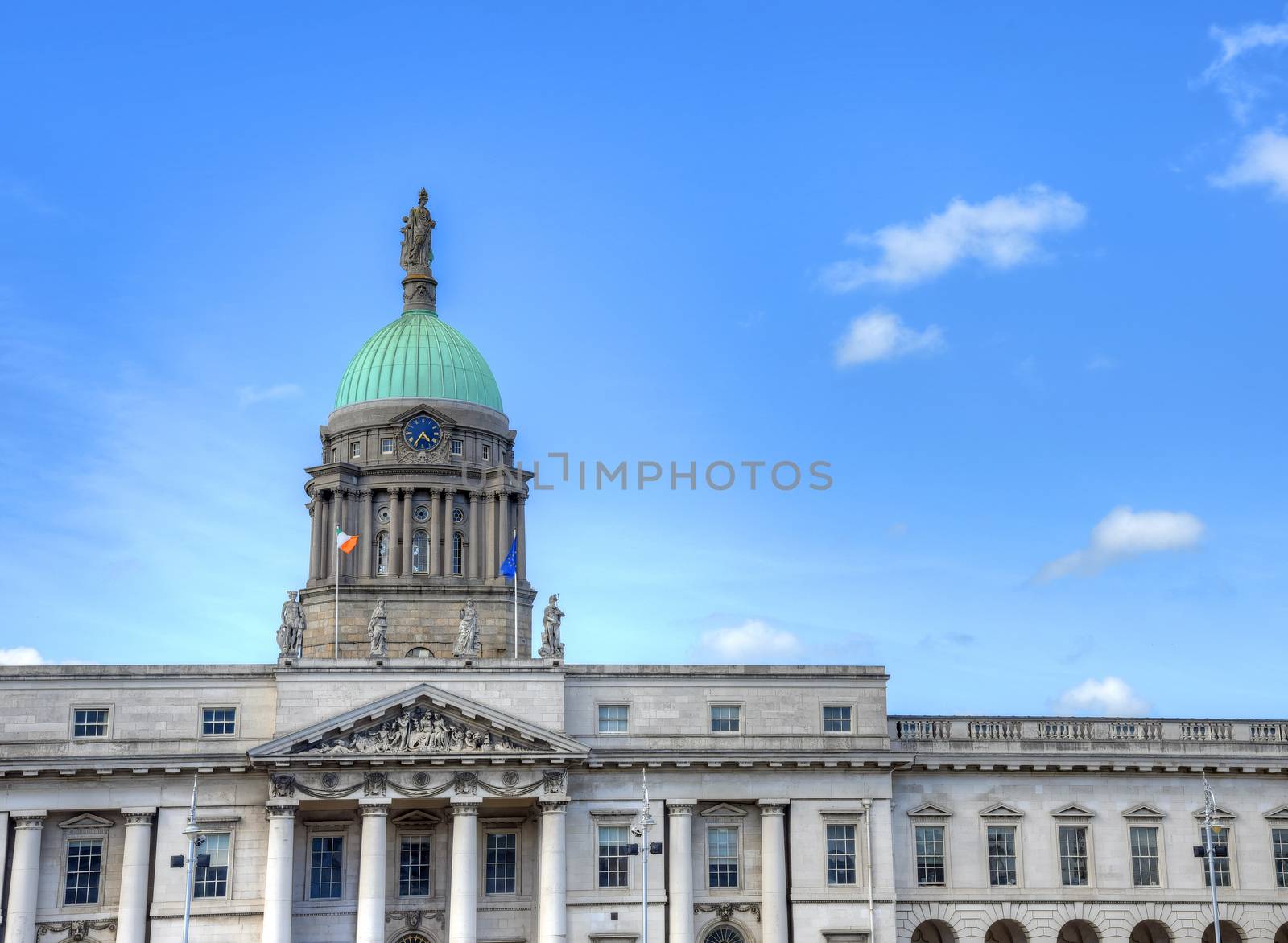 The Custom House across the River Liffey in Dublin, Ireland by jbyard22