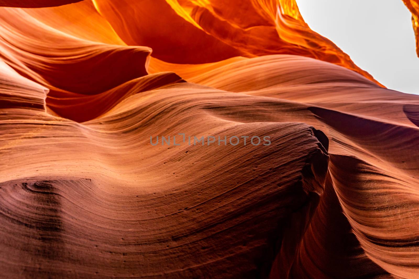 Lower Antelope Canyon in the Navajo Reservation near Page, Arizona USA