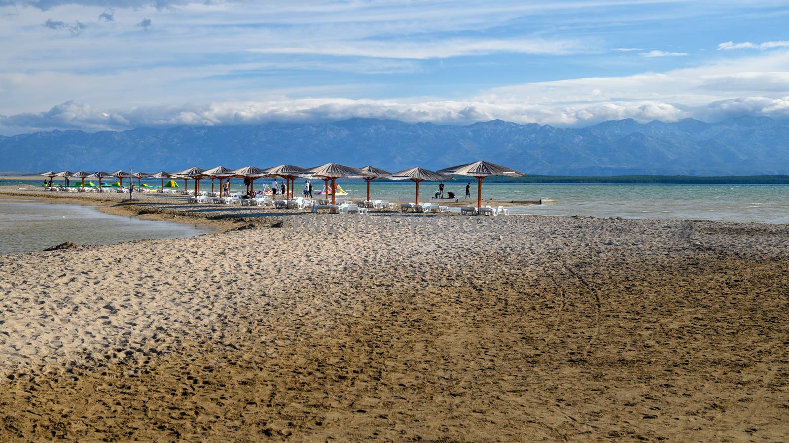 Famous Queens Beach in Nin near Zadar, Croatia by asafaric
