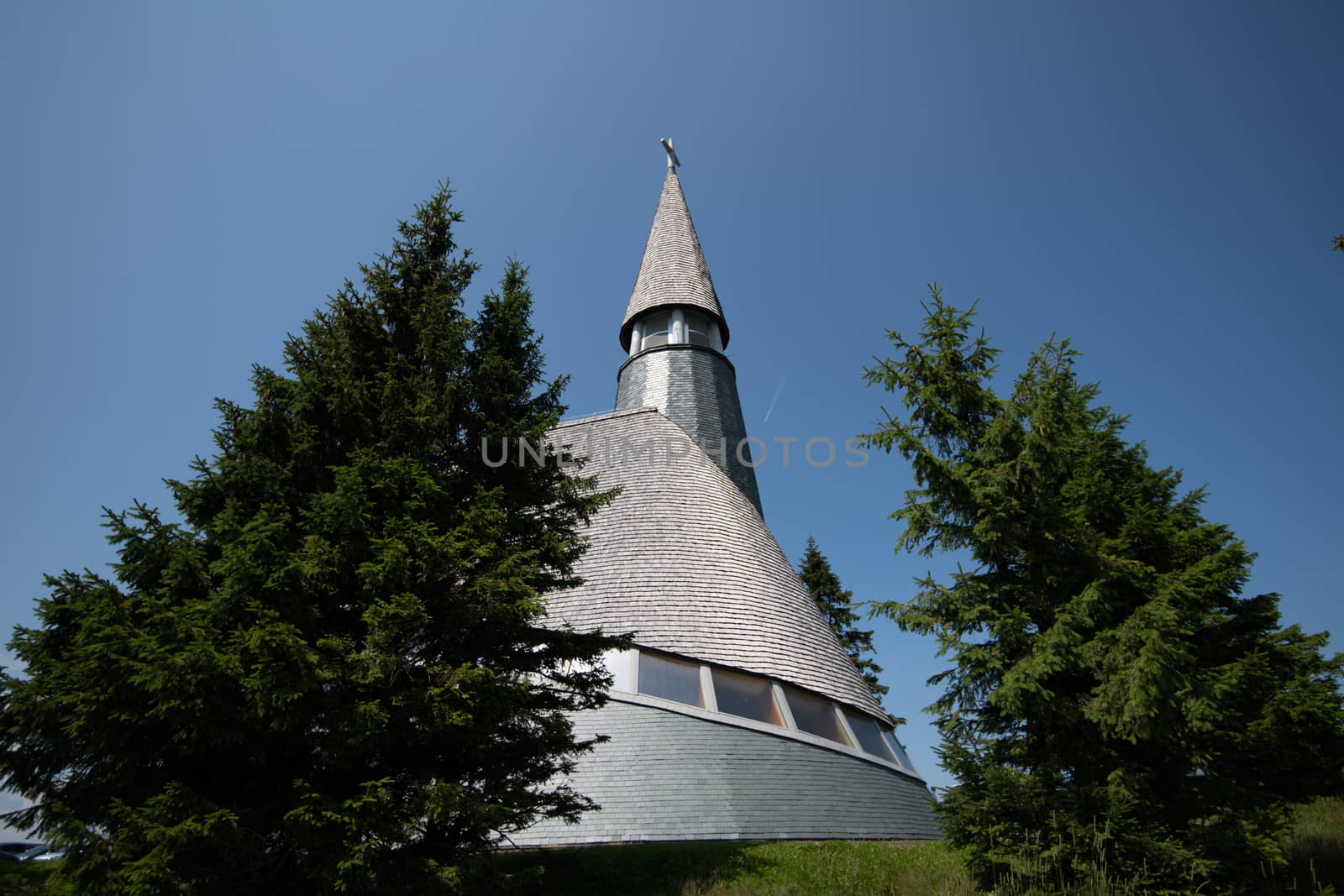 Church of Jesus Christ at Rogla ski resort.Pohorje, Slovenia, Europe. by asafaric