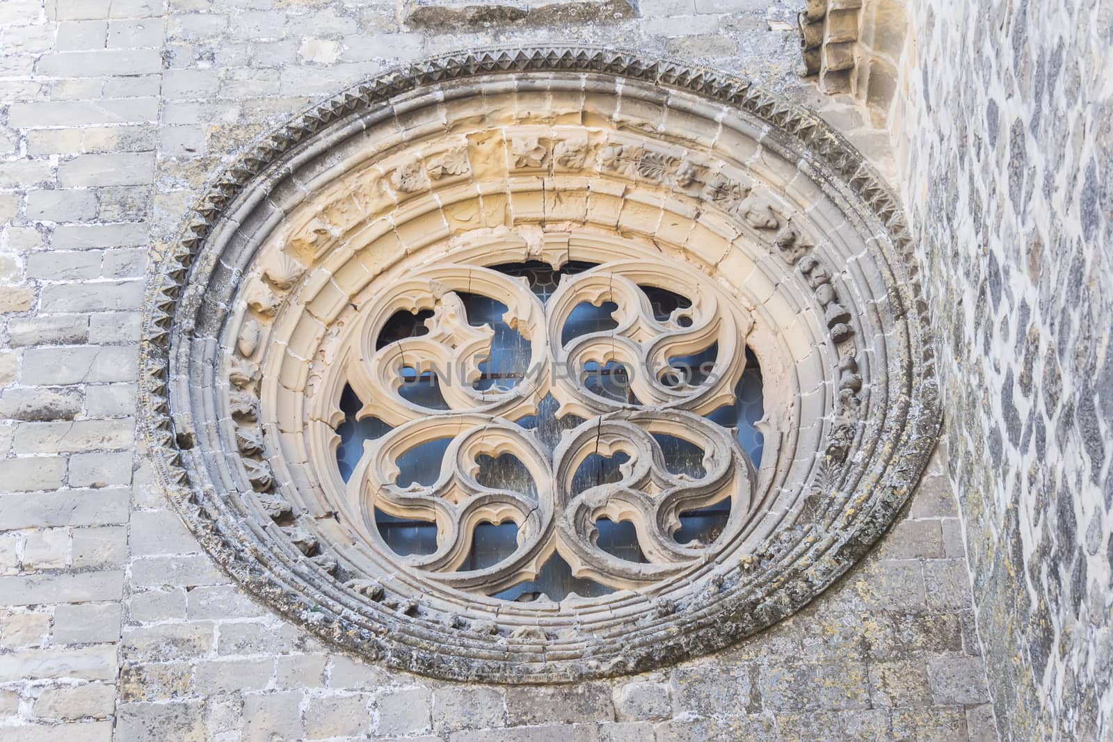 Baeza Cathedral rosette, Jaen, Spain by max8xam