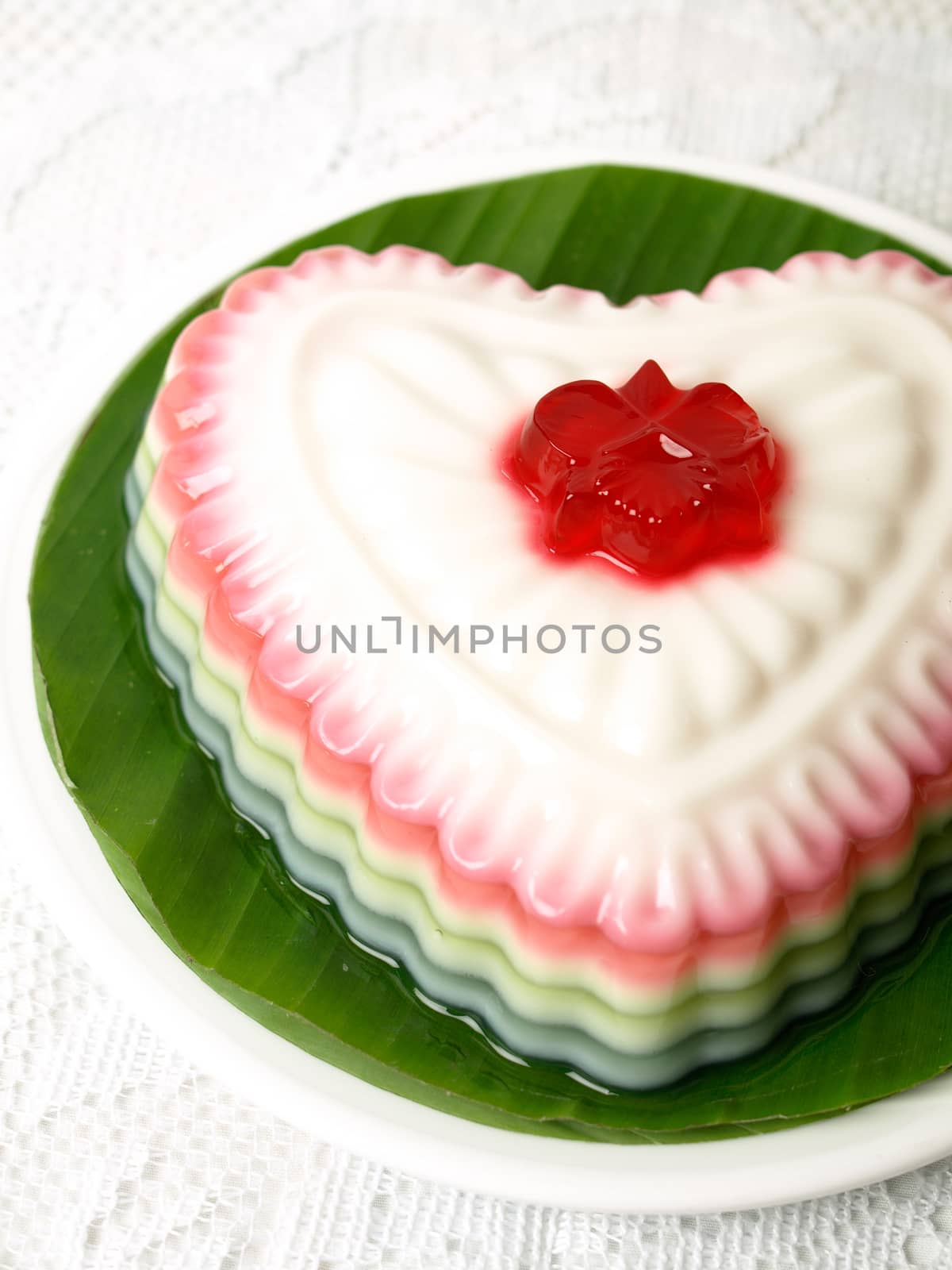 Coconut jelly Thai dessert with Look Choup by simpleBE