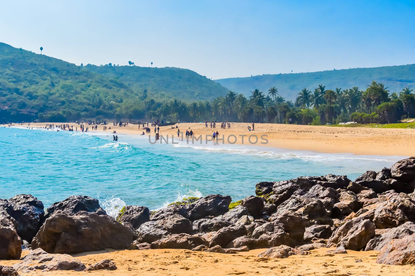 Goa Sea Beach view in sunny day by sudiptabhowmick
