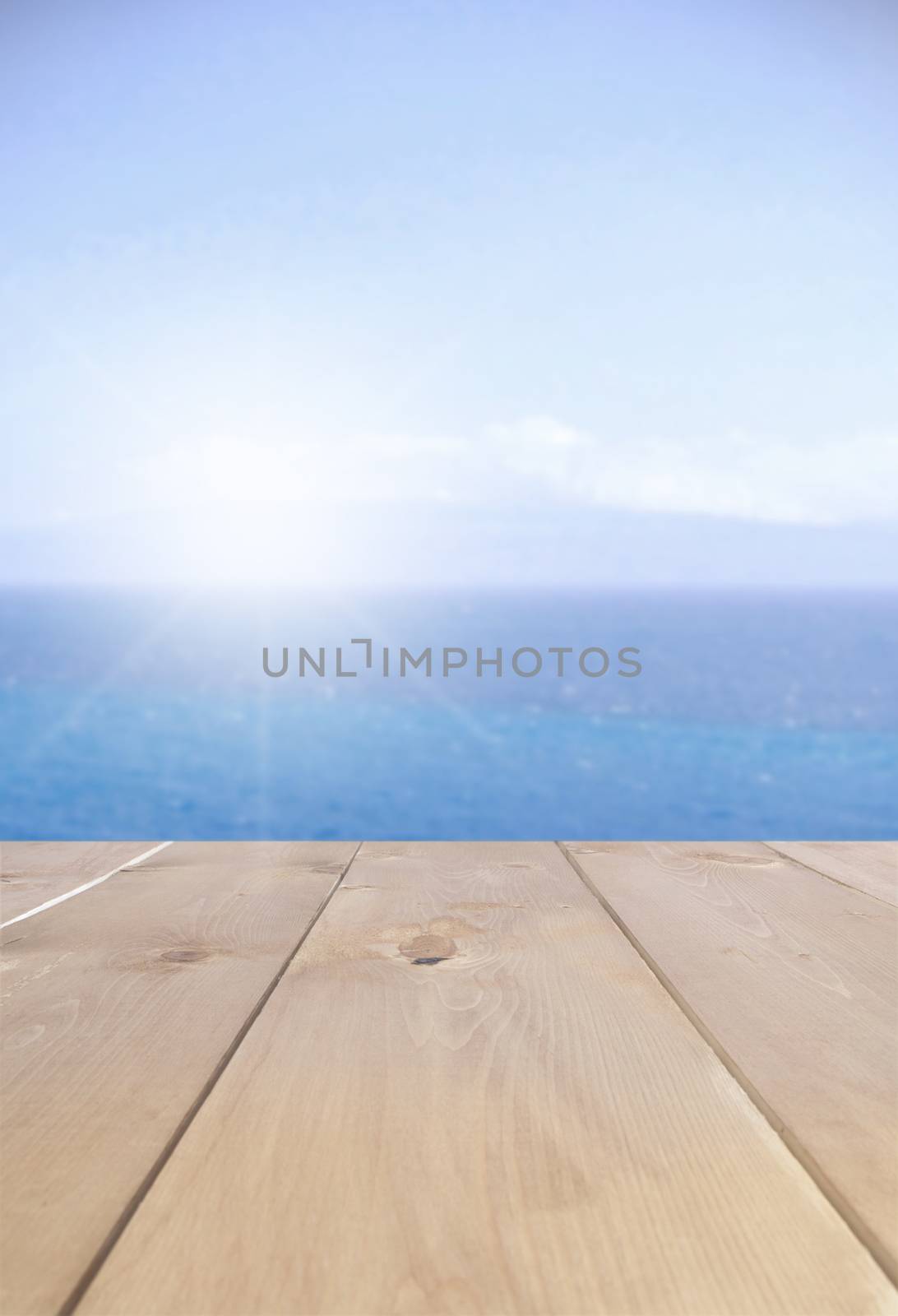 Walkway with view of the ocean