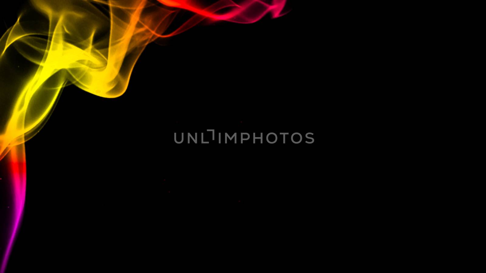 Colorful smoke on black background by nolimit046