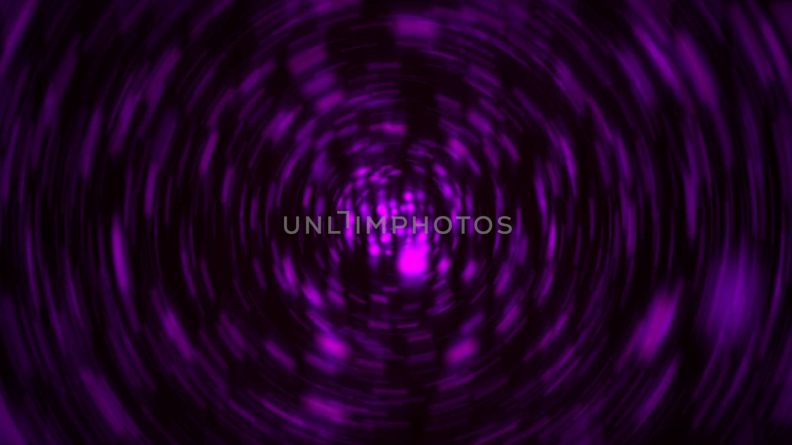 abstract purple spiral background with shiny light. 3D rendering