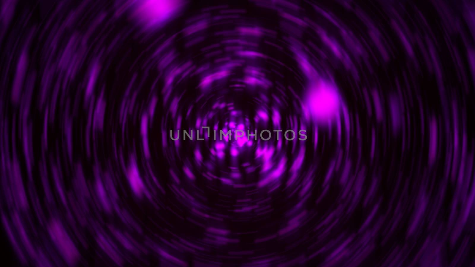 abstract purple spiral background with shiny light. 3D rendering