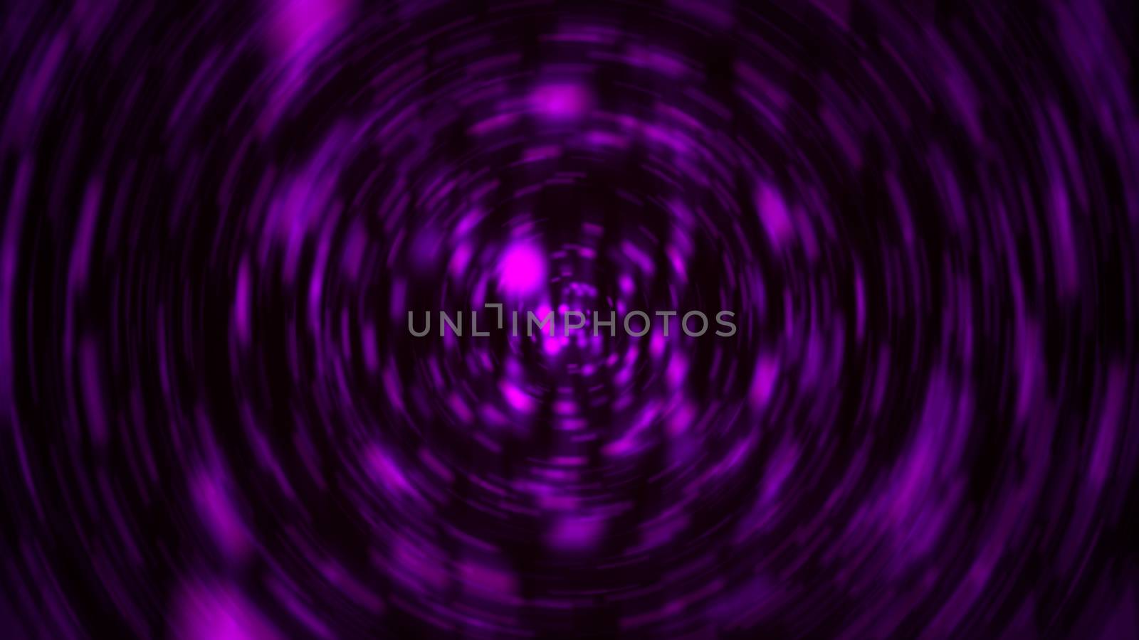 abstract purple spiral background with shiny light. 3D rendering
