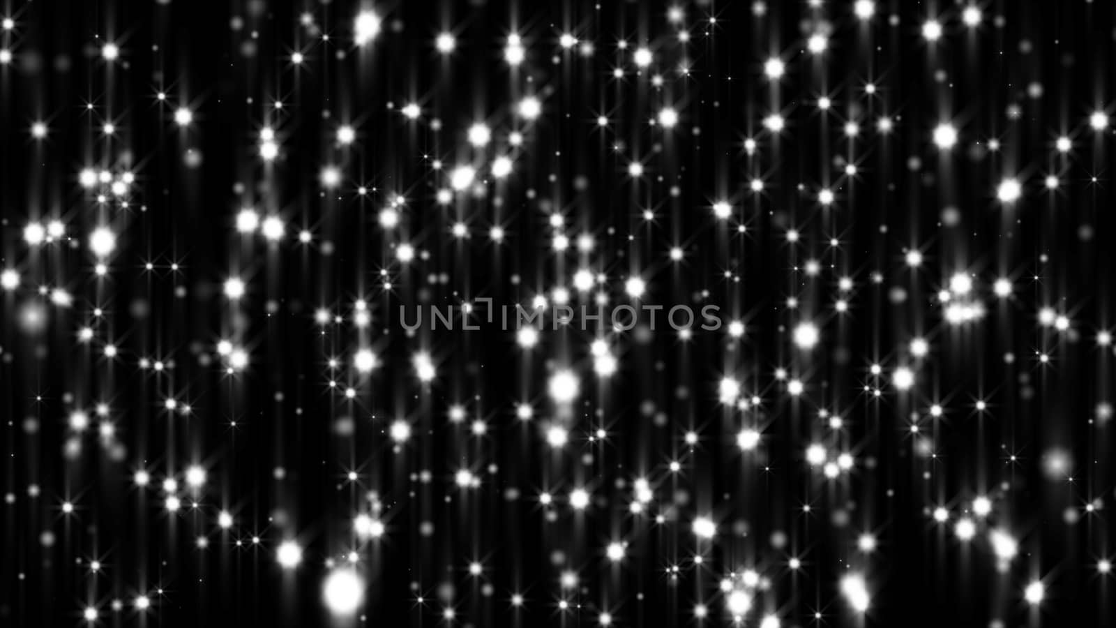 Abstract gray shiny light. Particles. 3D rendering