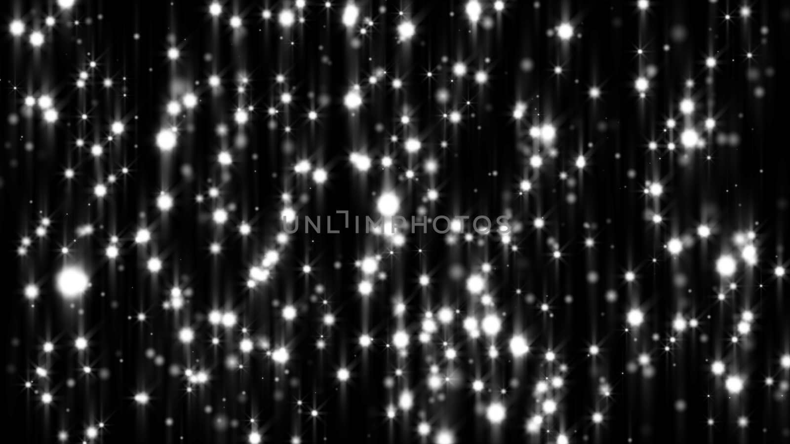 Abstract gray shiny light. Particles. 3D rendering
