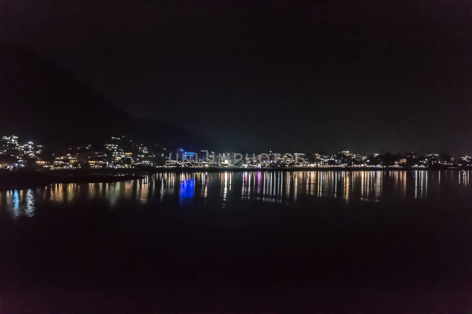 Photograph of Pokhara, Kathmandu, Nepal at night after massive Earth Quake. by sudiptabhowmick