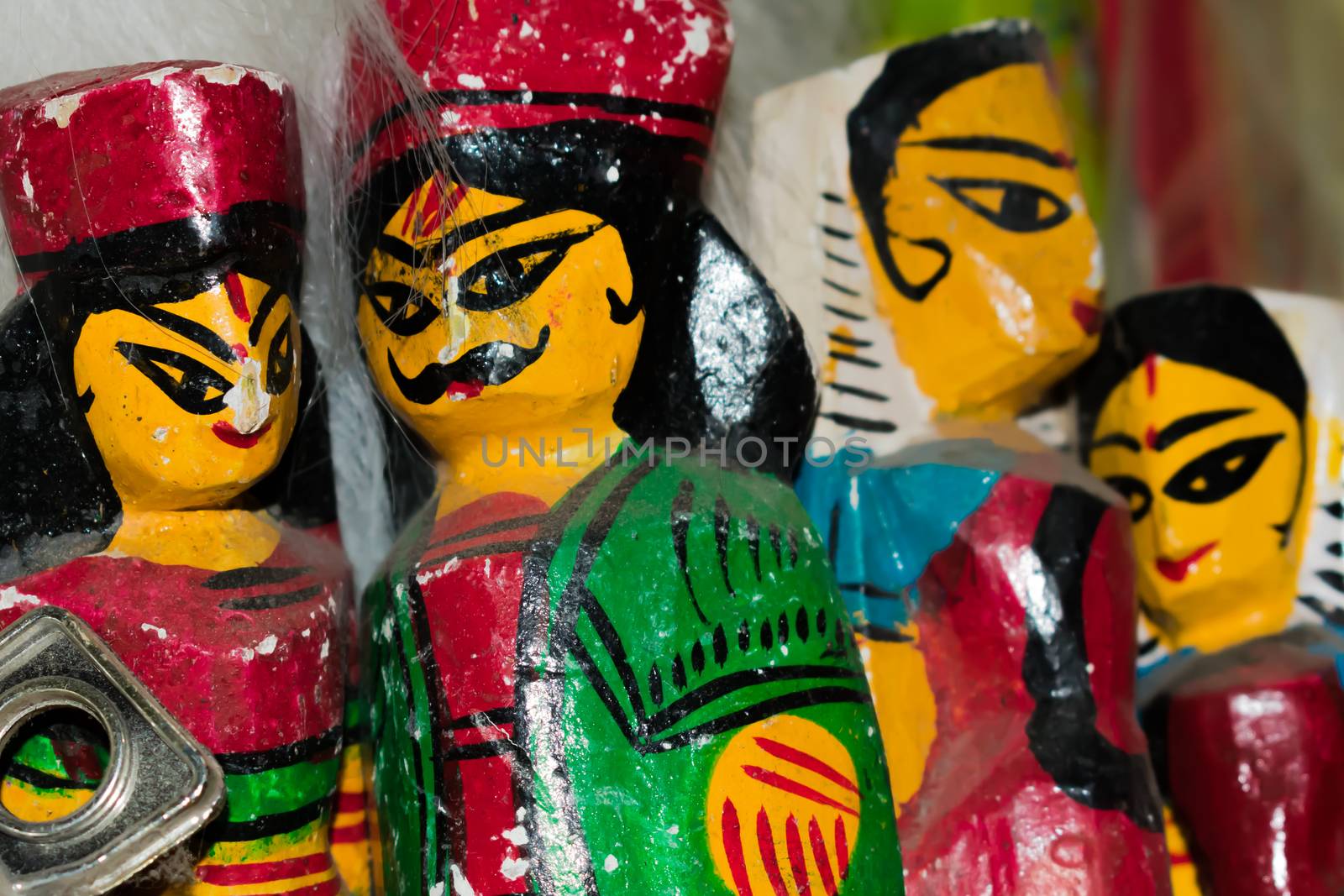 Dolls toys handmade at the exhibition of folk arts by sudiptabhowmick