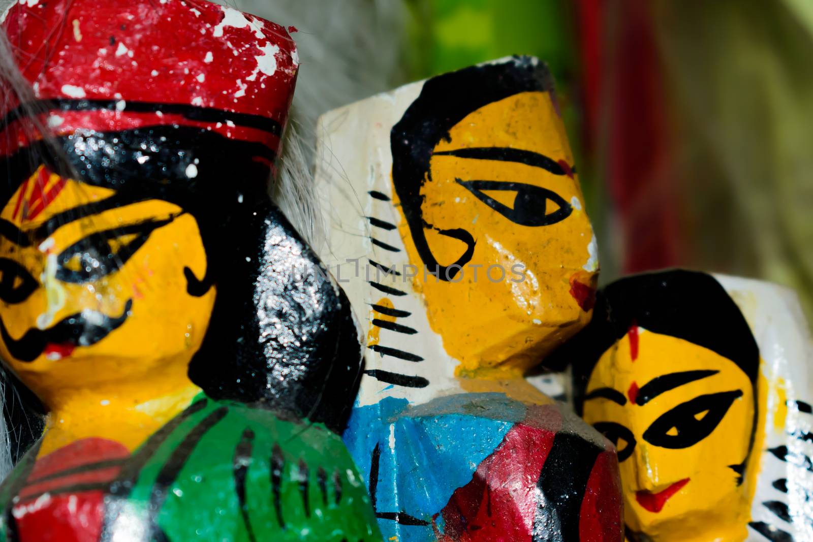 Dolls toys handmade souvenirs at the exhibition of folk arts by sudiptabhowmick