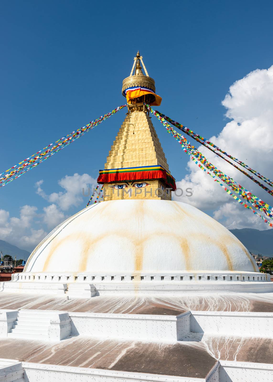Boudhanath stupa in Kathmandu by dutourdumonde