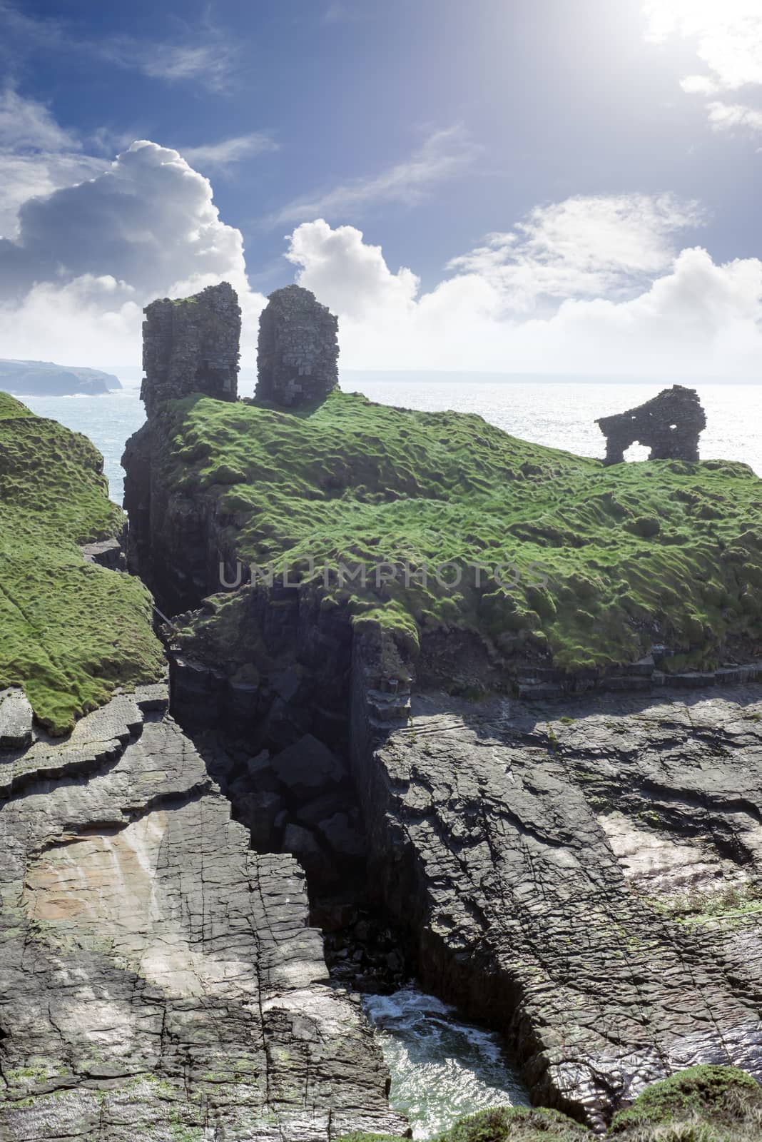 lick castle in county kerry ireland by morrbyte