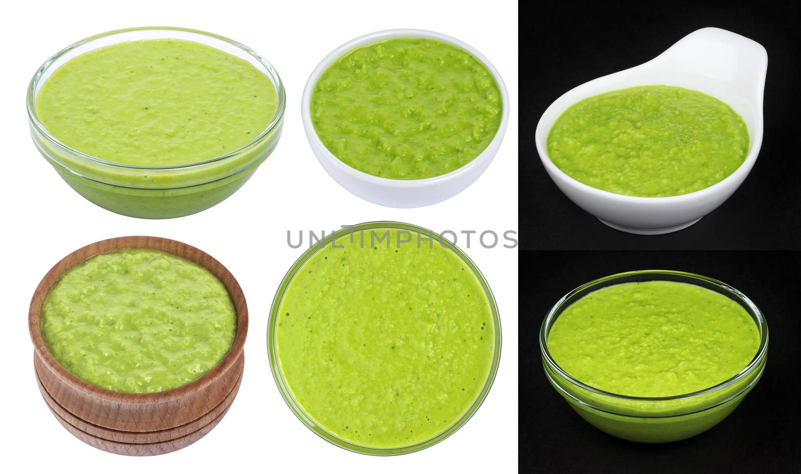 Wasabi sauce isolated on white background. Collection by xamtiw