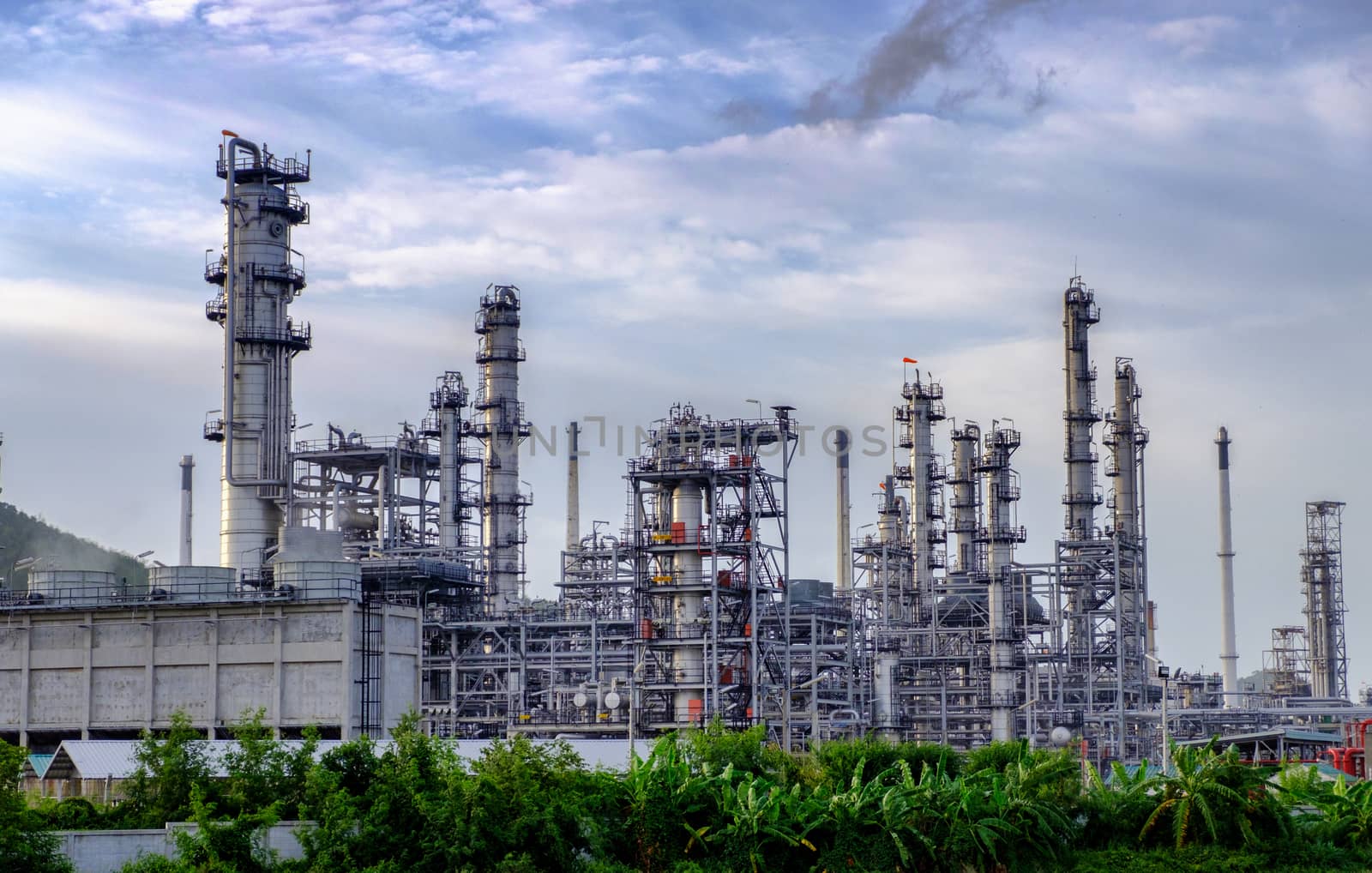 Industrial, Oil refinery. Gas industry and refinery. Exporting the product.