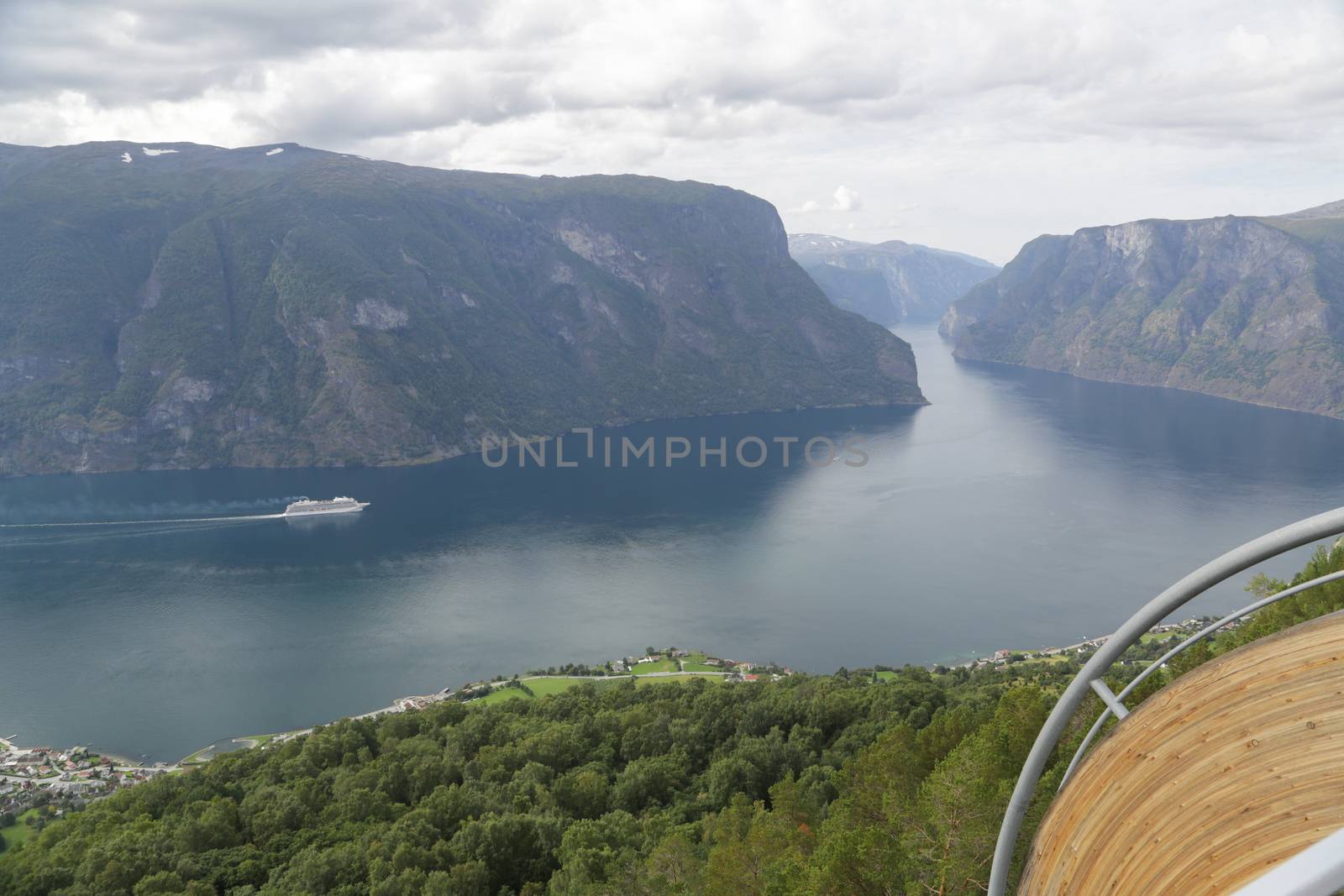 Aurlandsfjord Stegastein Viewpoint by Kartouchken