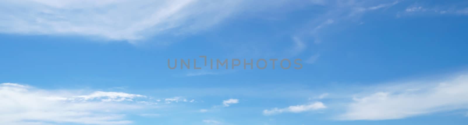 Beautiful blue sky and white clouds by Fahroni