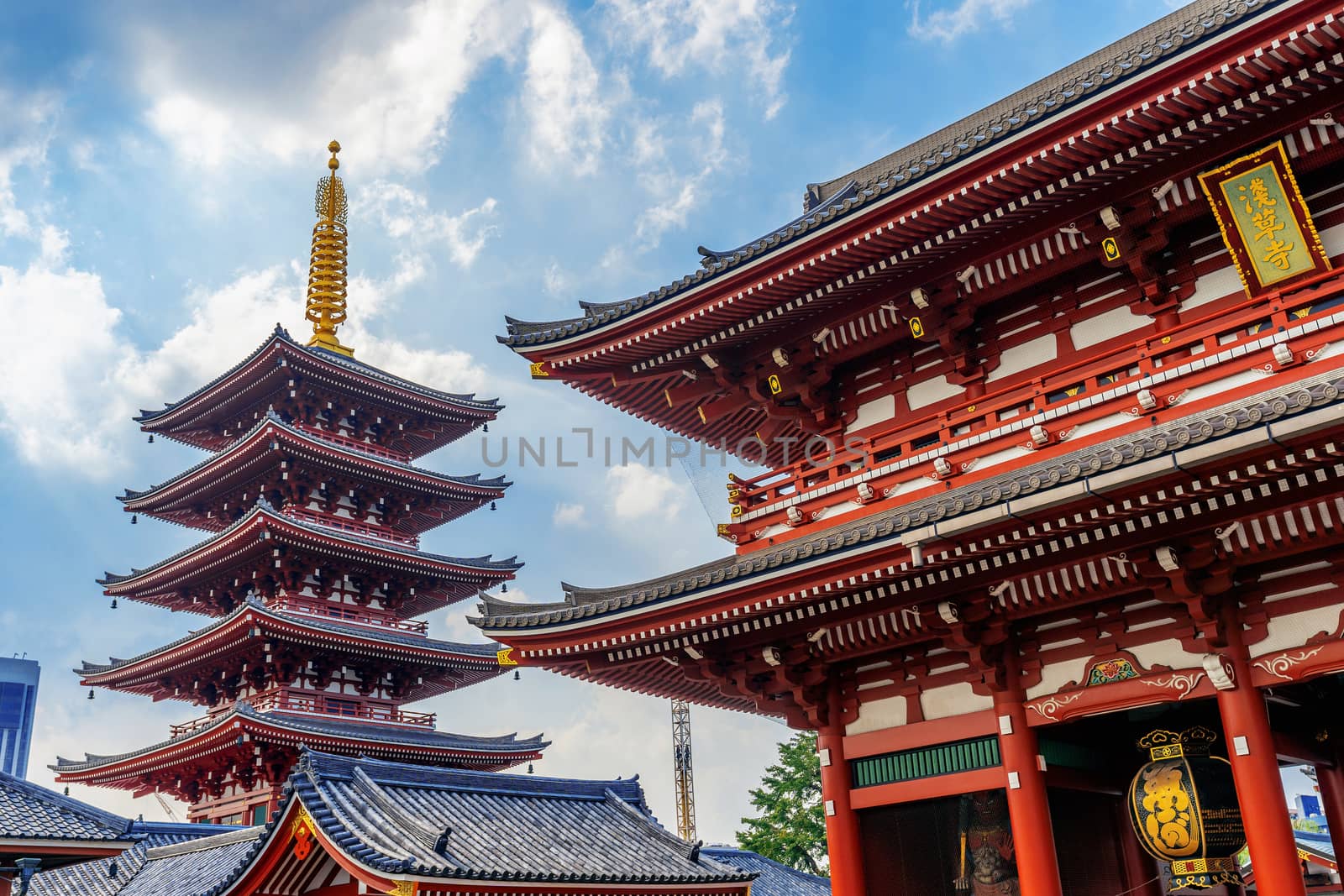 Senso-ji temple in Asakusa, Tokyo, Japan. by gutarphotoghaphy