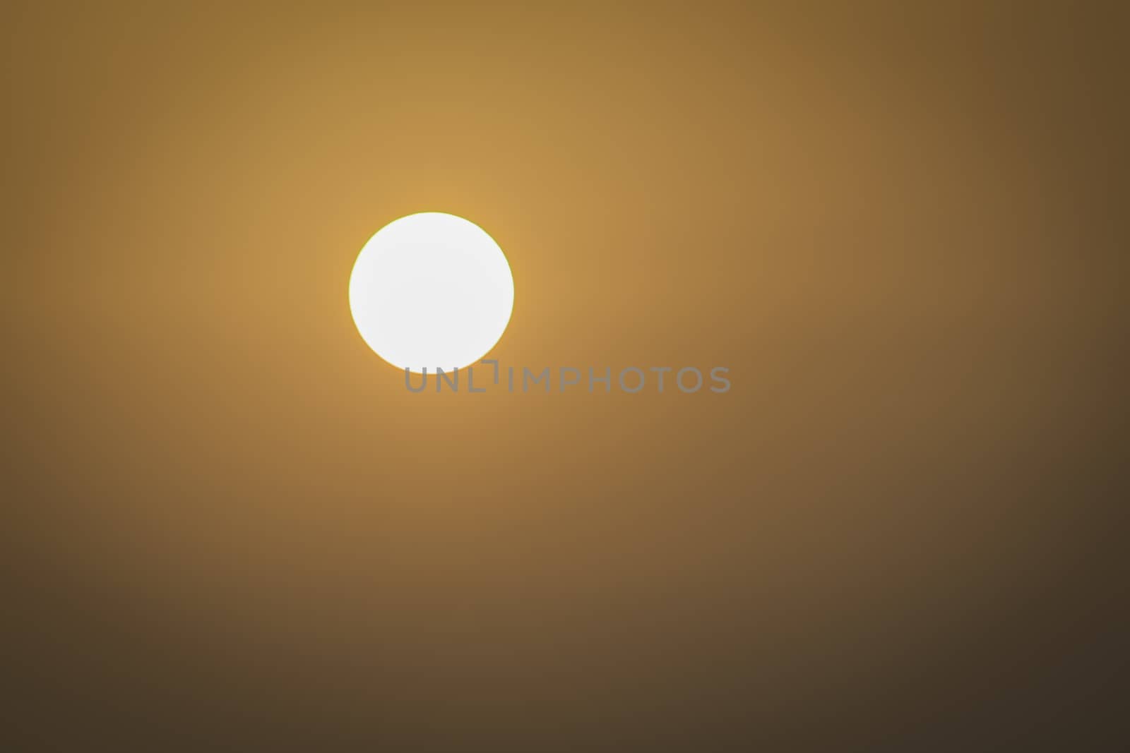 Fantastic yellow red sky and sun. apocalyptic sky. background. Abstract orange sky. Soft Focus. by sudiptabhowmick
