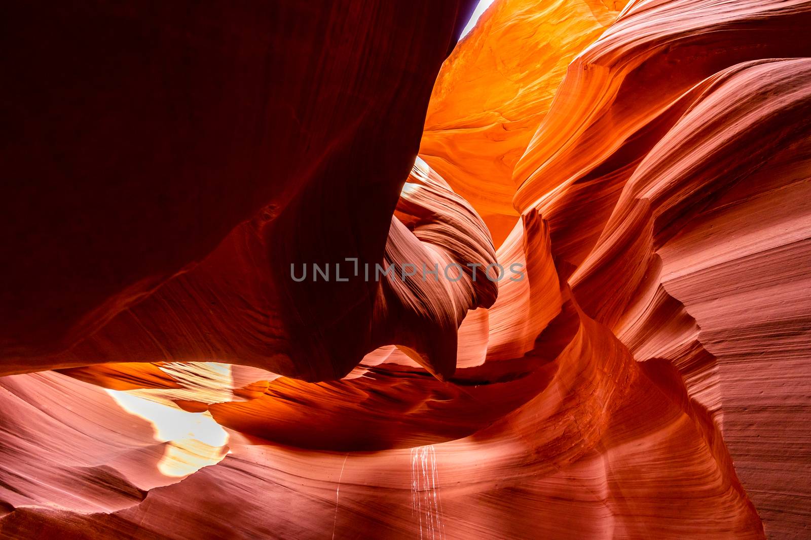 Lower Antelope Canyon in the Navajo Reservation near Page, Arizona USA