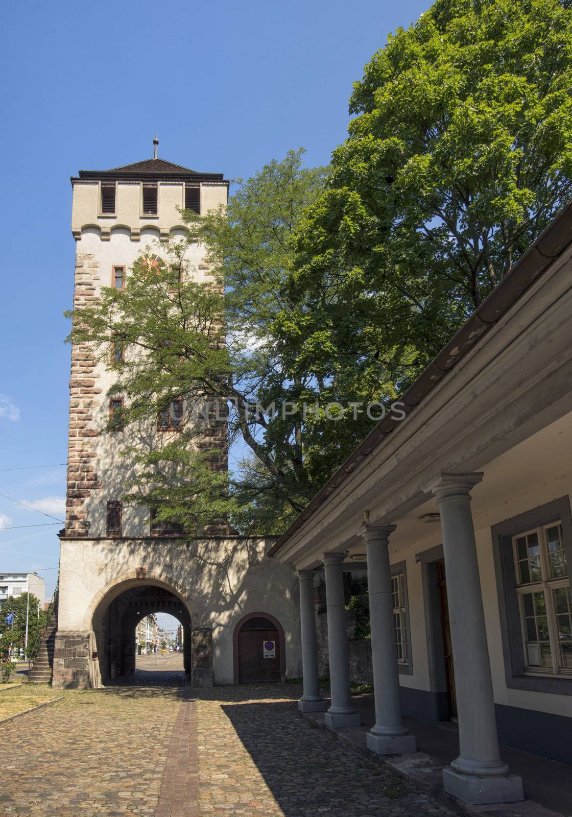 Saint Alban Tor (St. Alban's Gate)  in Basel, Switzerland