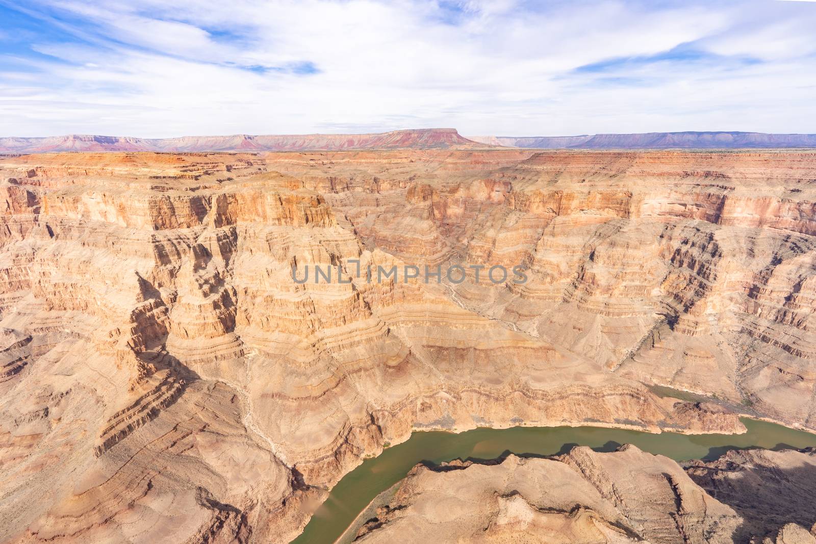 West rim of Grand Canyon in Arizona USA