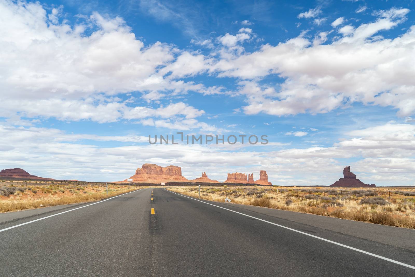 Monument Valley Navajo Tribal Park in Utah USA