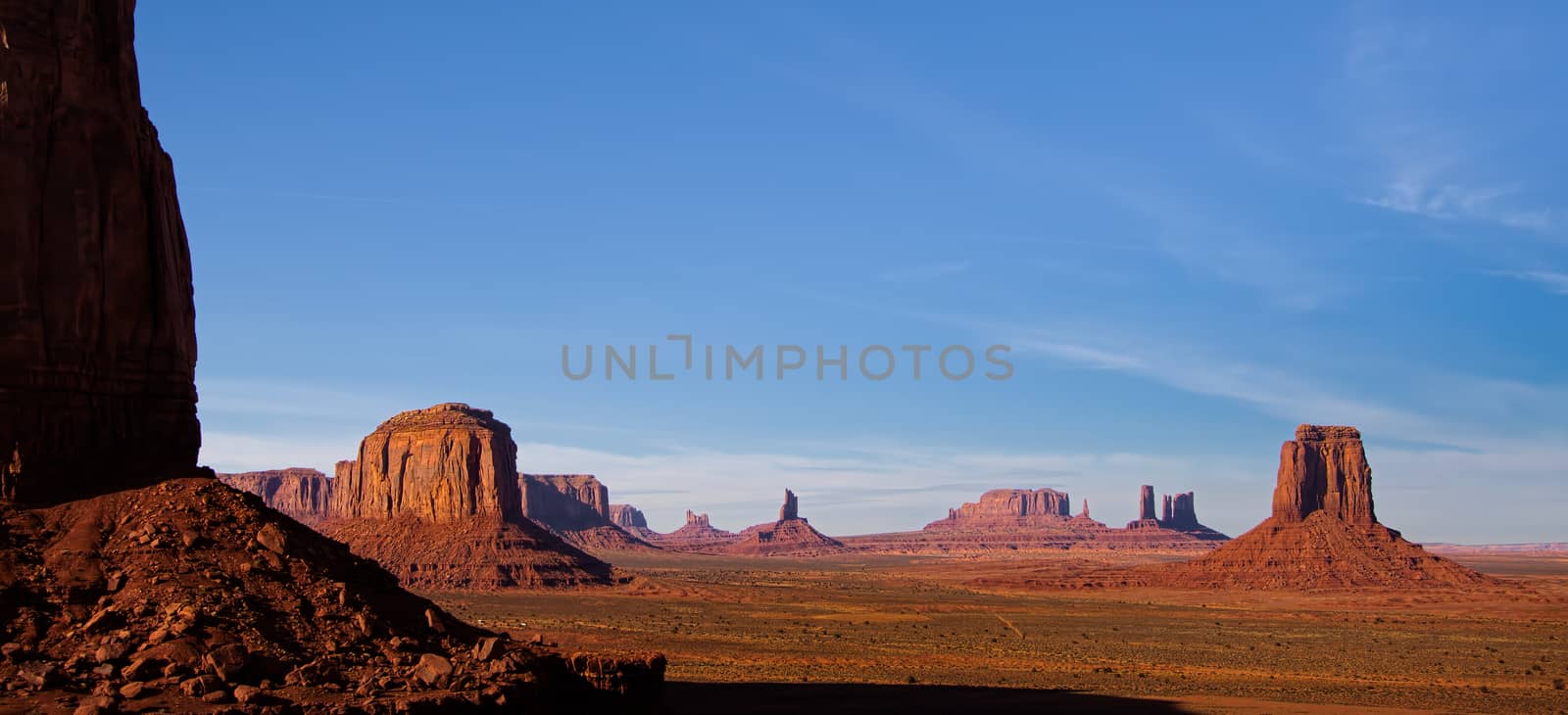 Scenic View of Monument Valley in  Utah by phil_bird