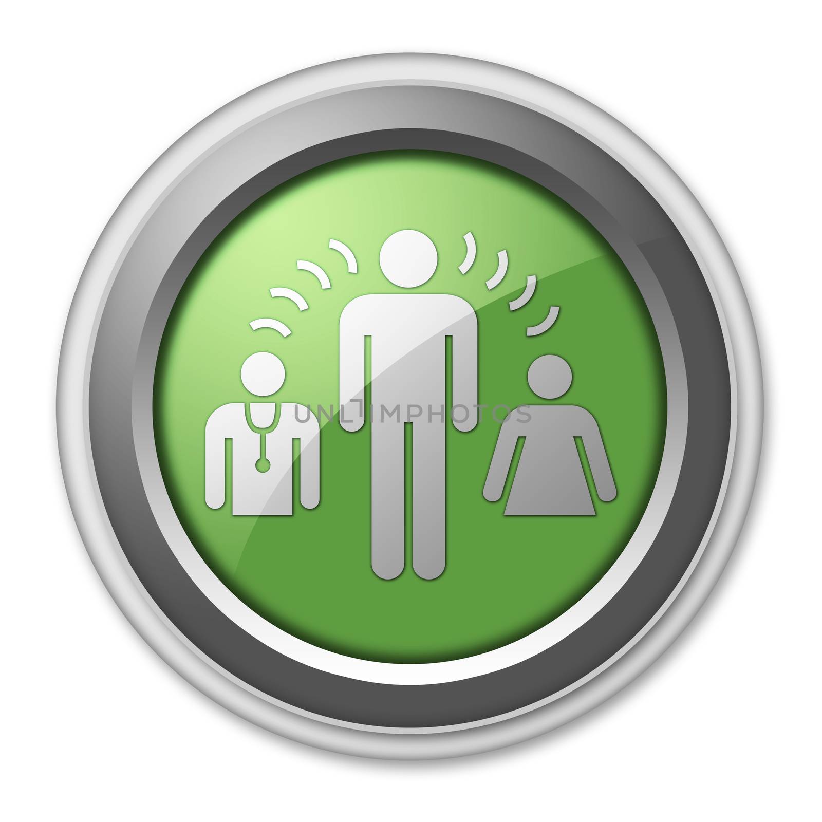 Icon, Button, Pictogram with Interpreter Services symbol