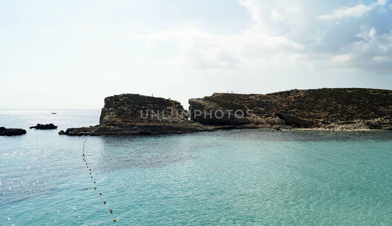 The Blue Lagoon near Comino island, Malta