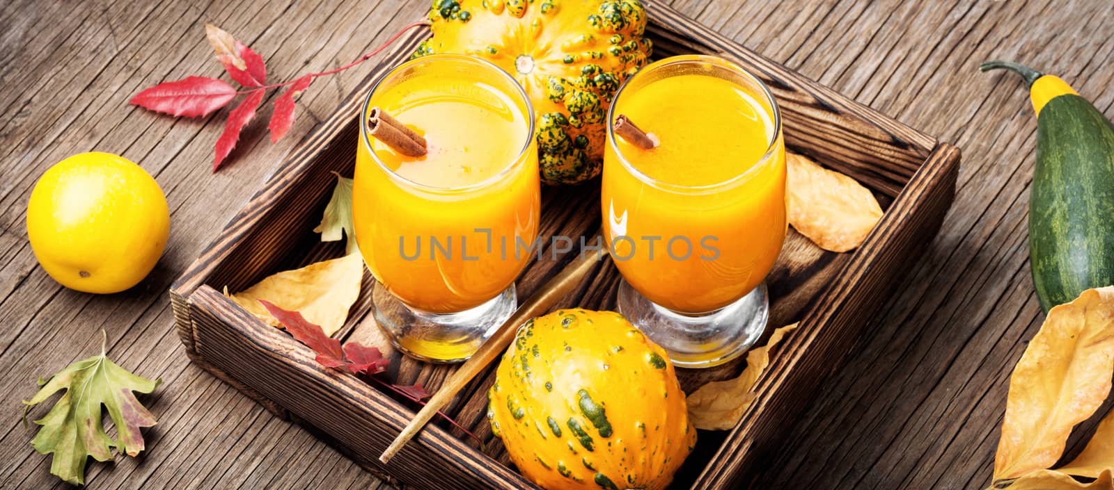 Autumn pumpkin smoothie by LMykola