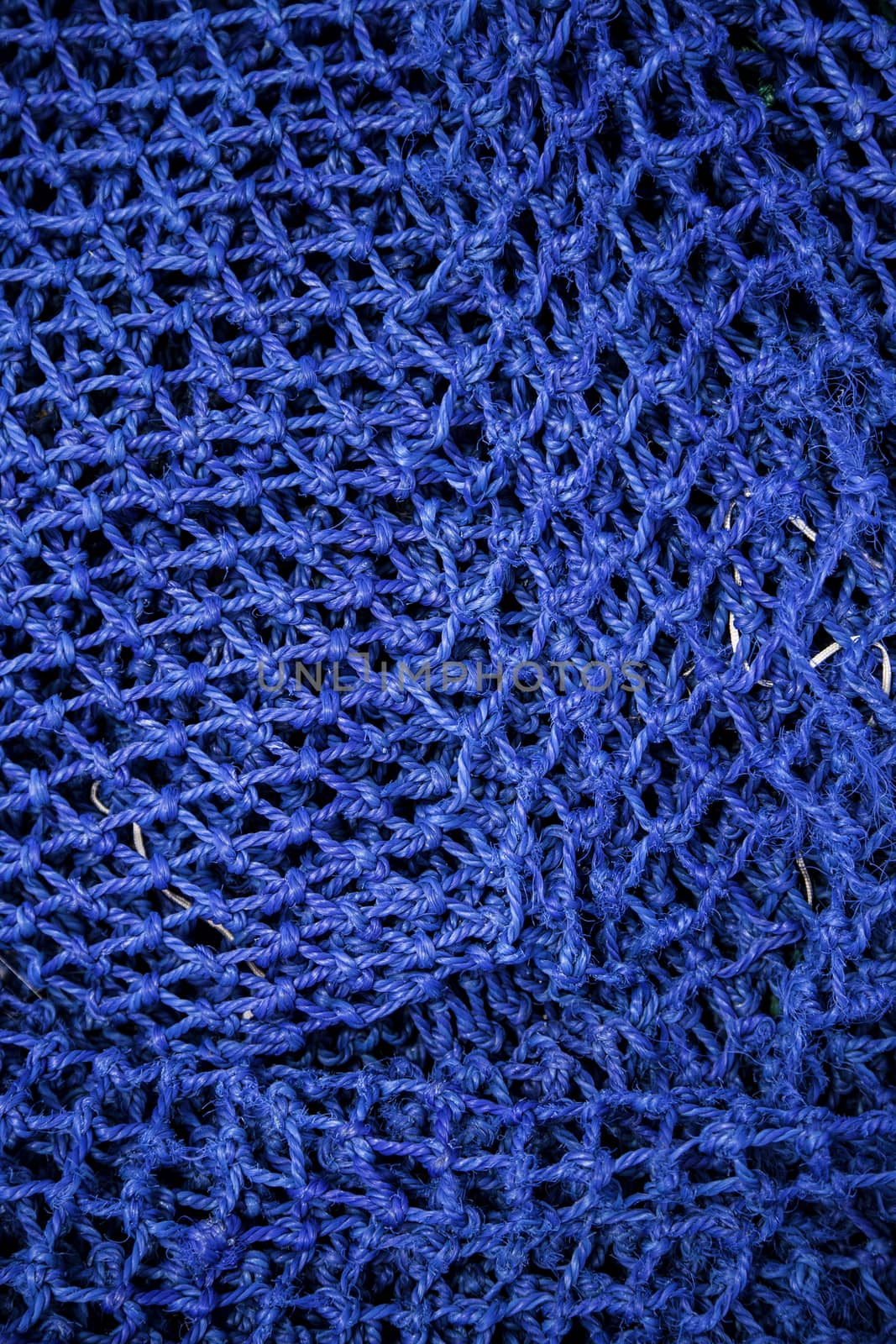 Old fishing nets, tool detail for fishing, sea food