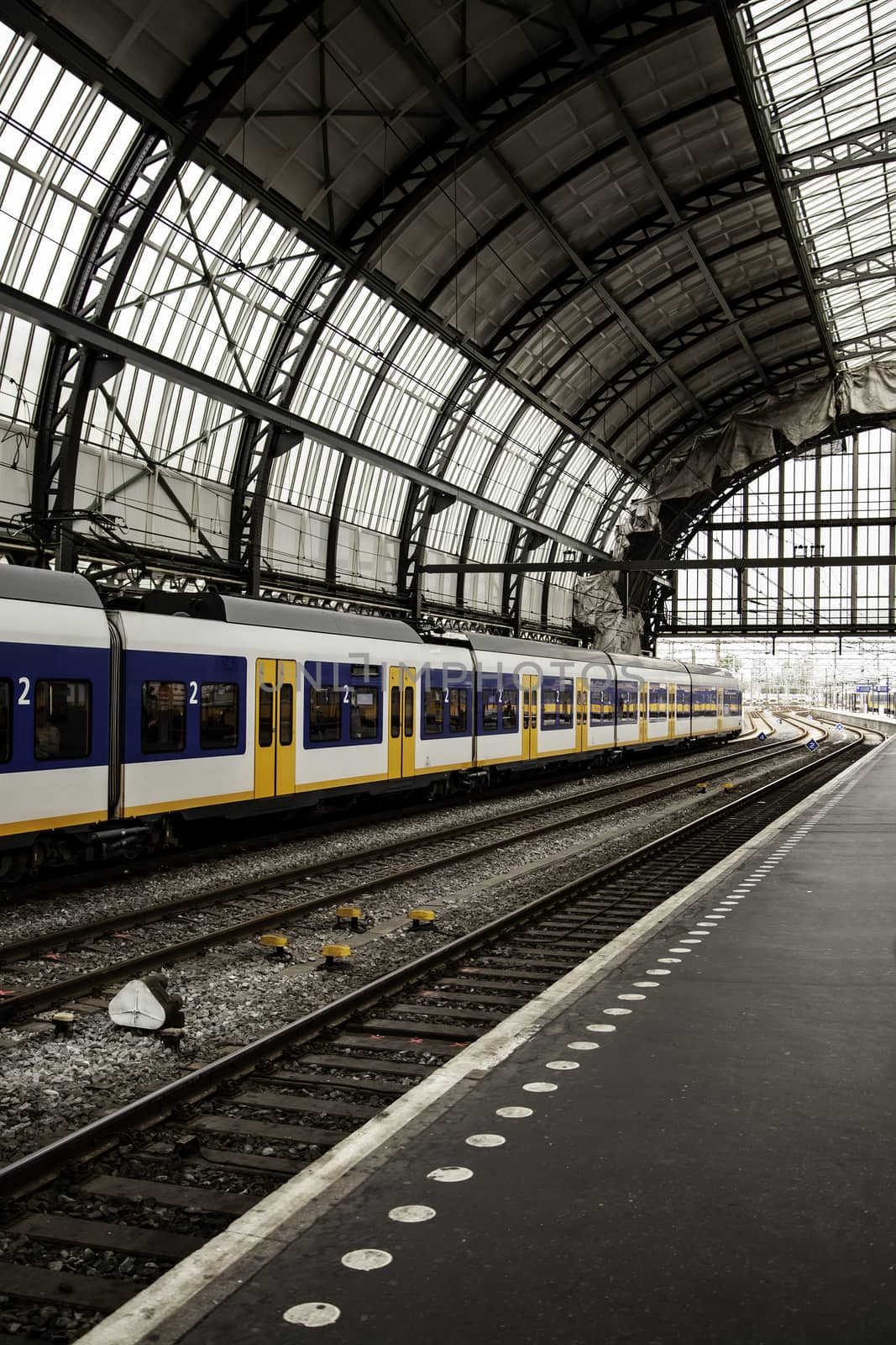 Train station in bruges by esebene