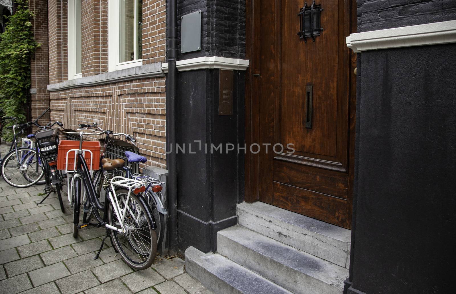 Amsterdam alley, Dutch city street, tourism in europe