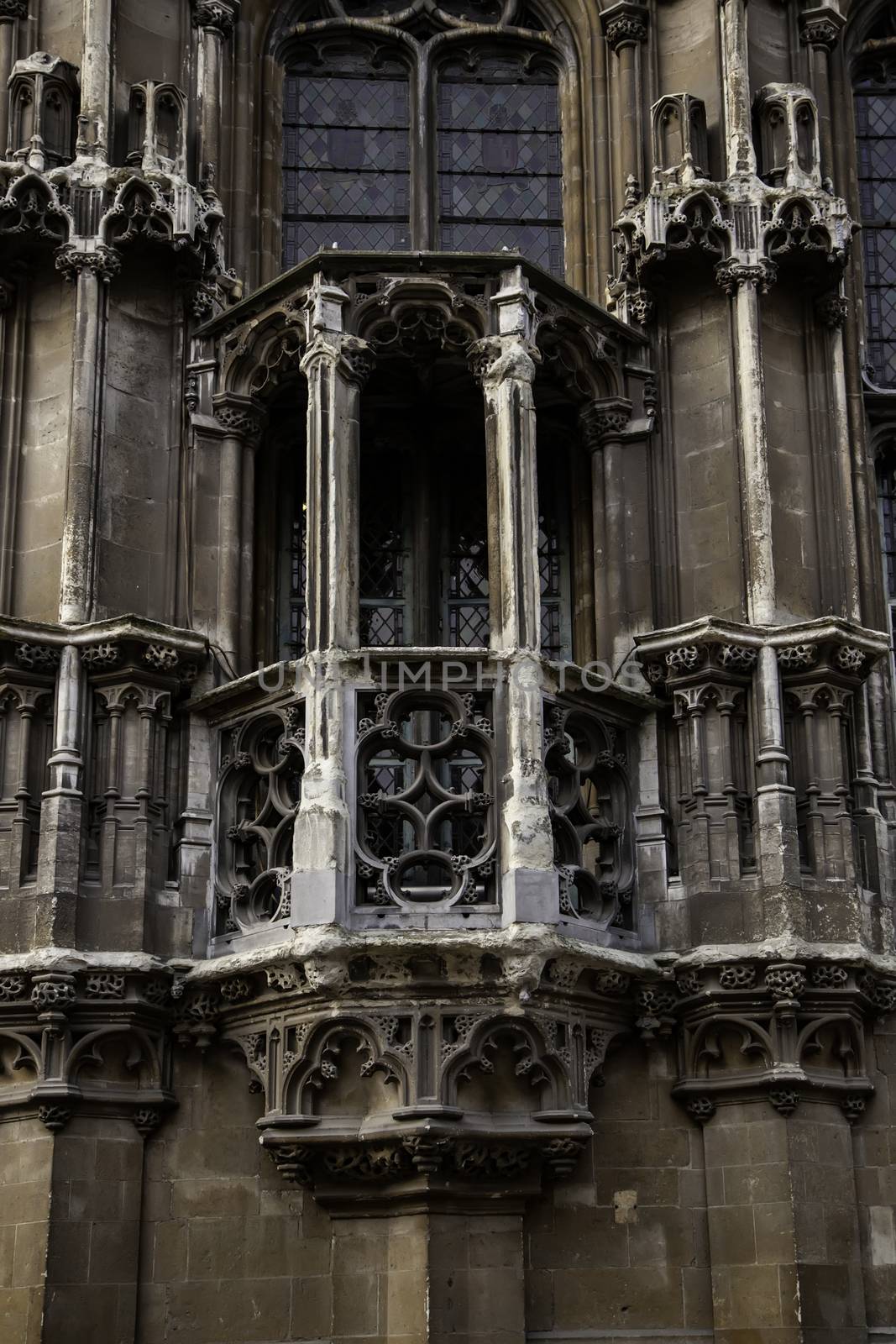 Old building in the city of Ghent, tourism in Europe, Belgium in September