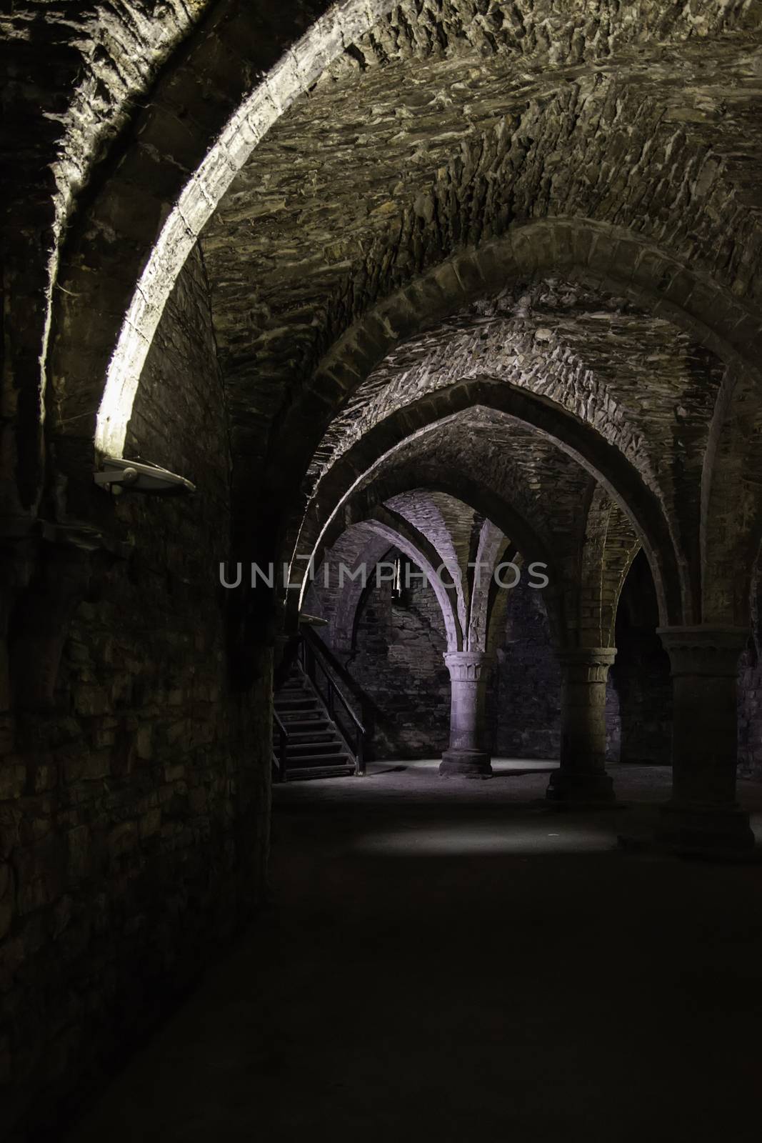 Interior of an old historical building, detail of ancient and history