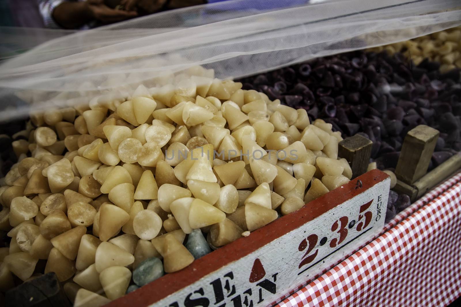 Typical noses of Ghent, typical sweet detail of Belgium