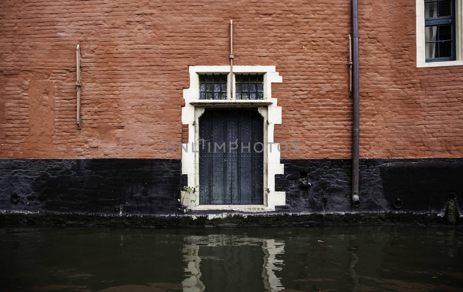 Old building in the city of Ghent, tourism in Europe, Belgium in September