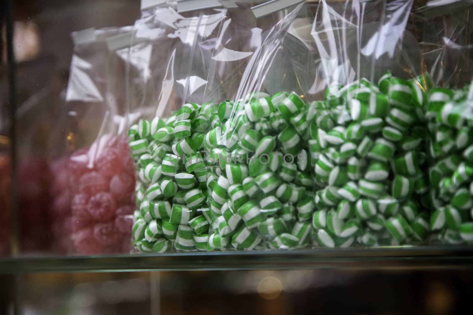 Typical Belgian artisan sweets, sugar dessert detail