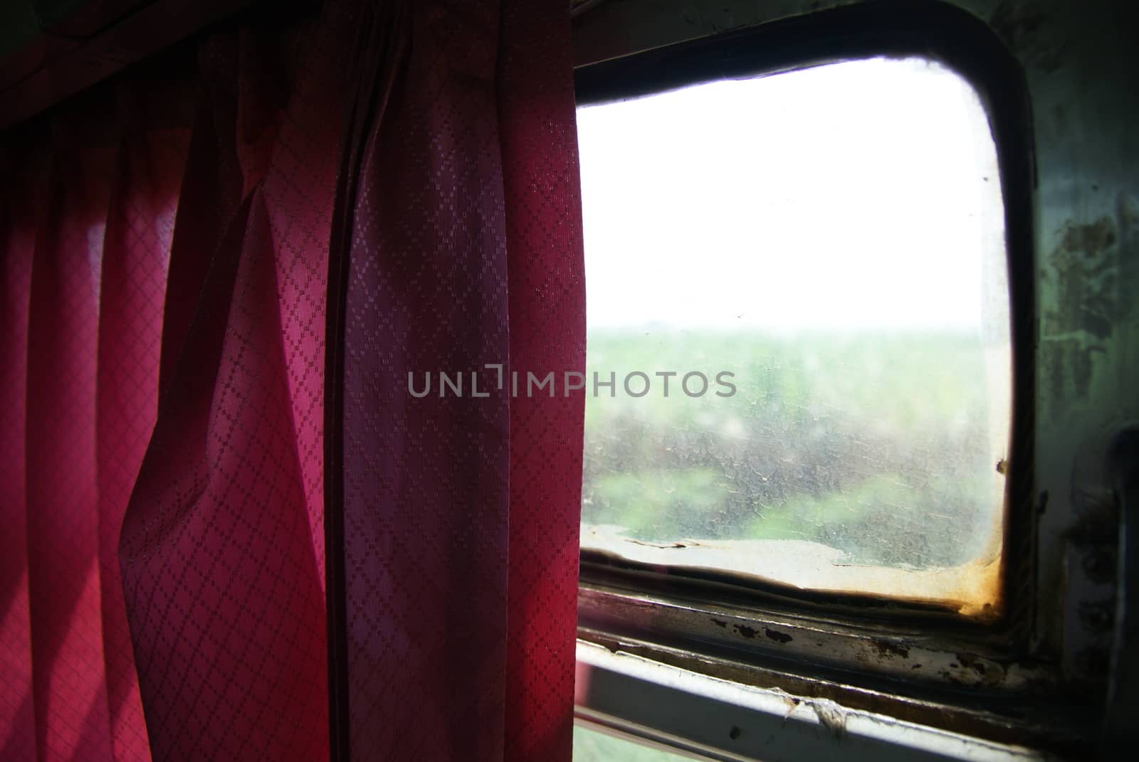 Interior of Indonesian Intercity Train by craigansibin