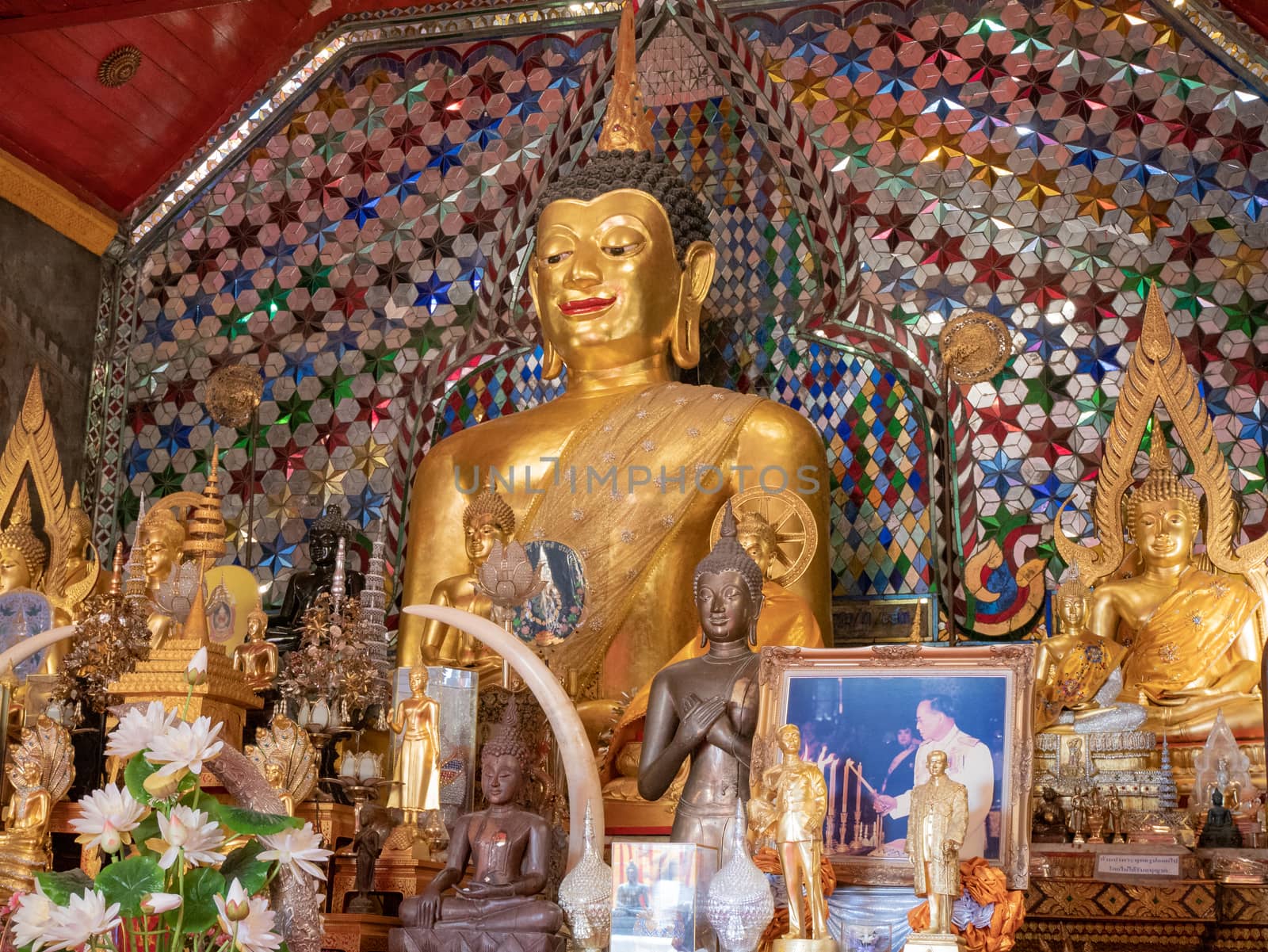 Buddha Statue of Wat Phra sing, by wittaya