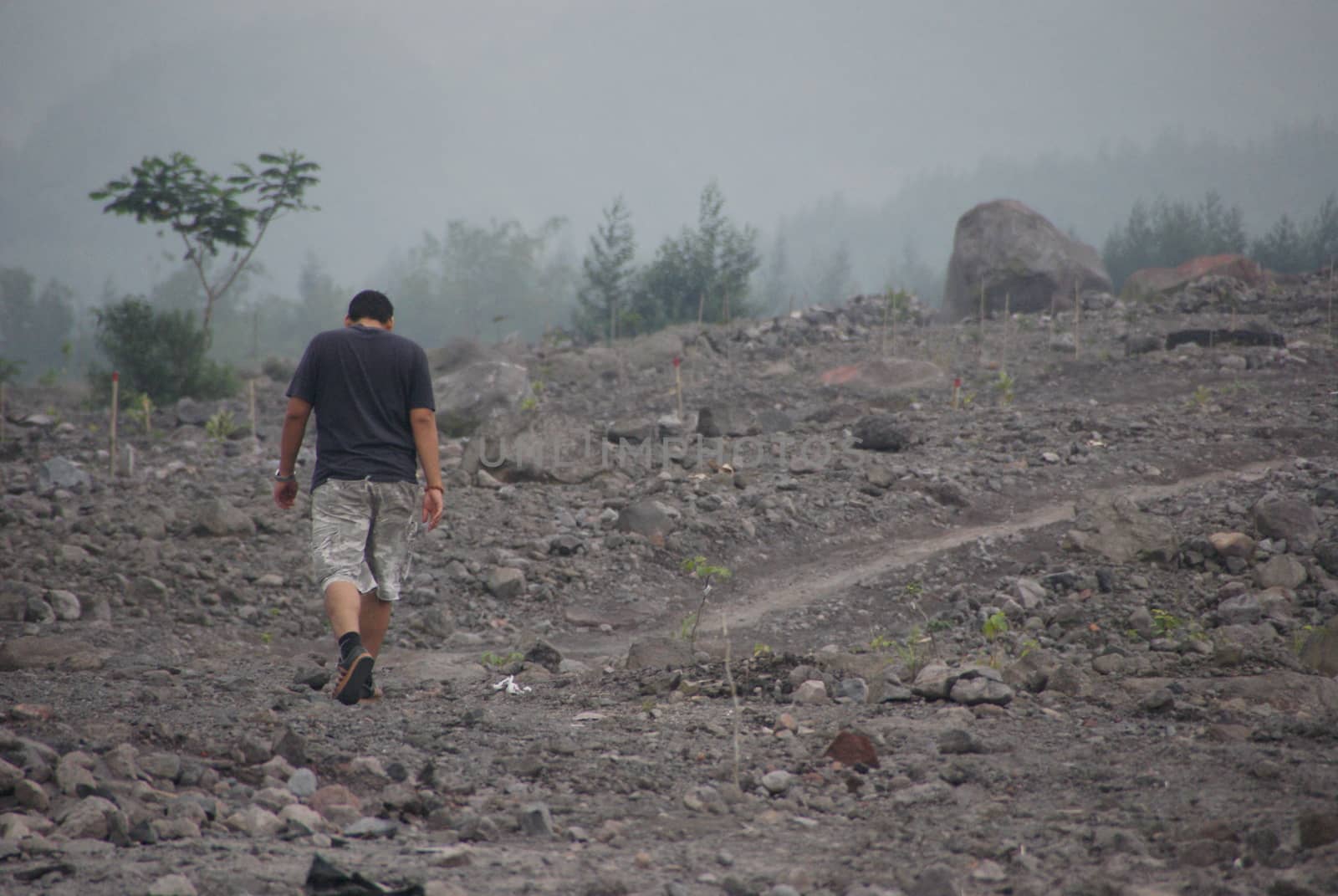 Mount Merapi devastation impact on its surrounding by craigansibin