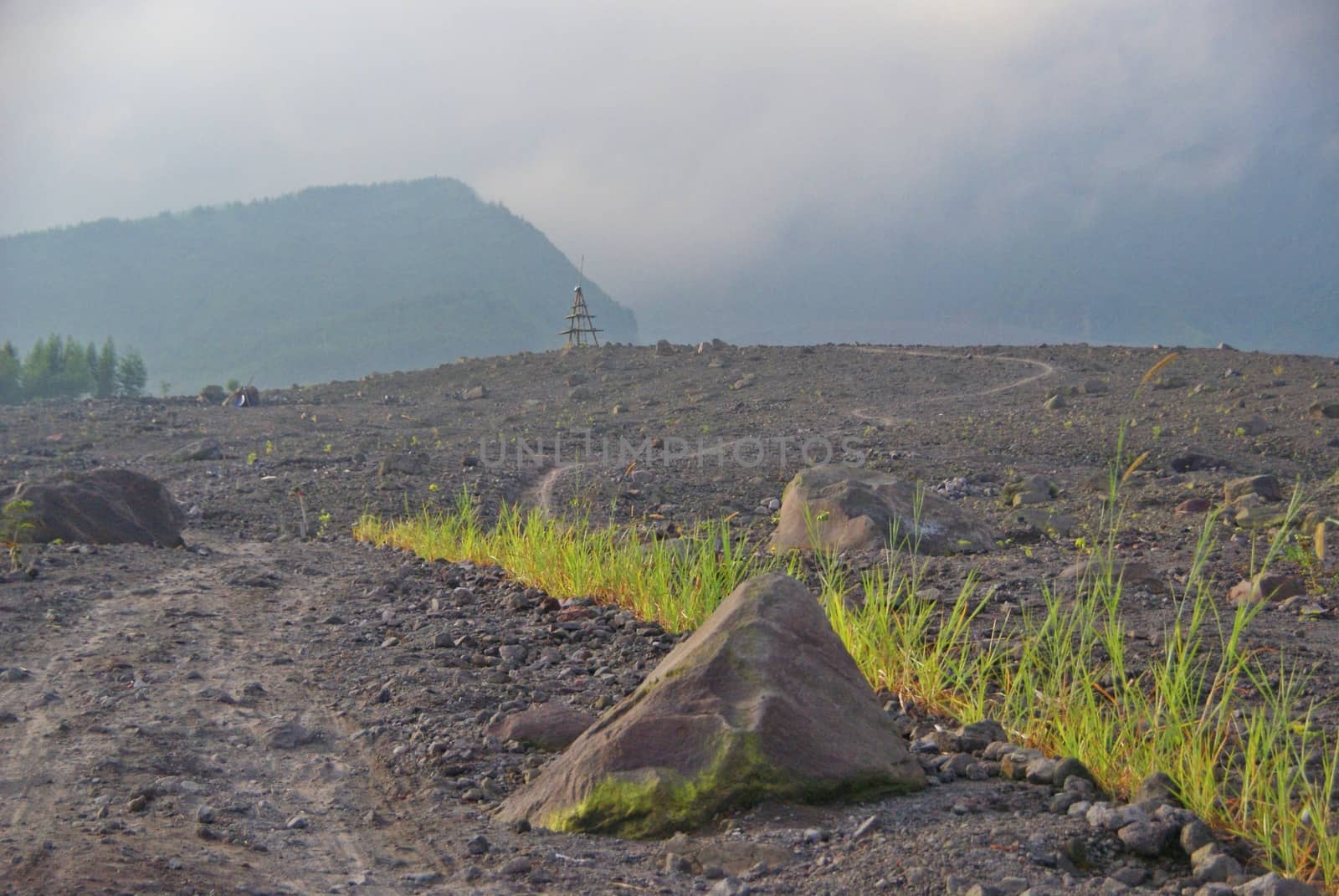 Mount Merapi devastation impact on its surrounding